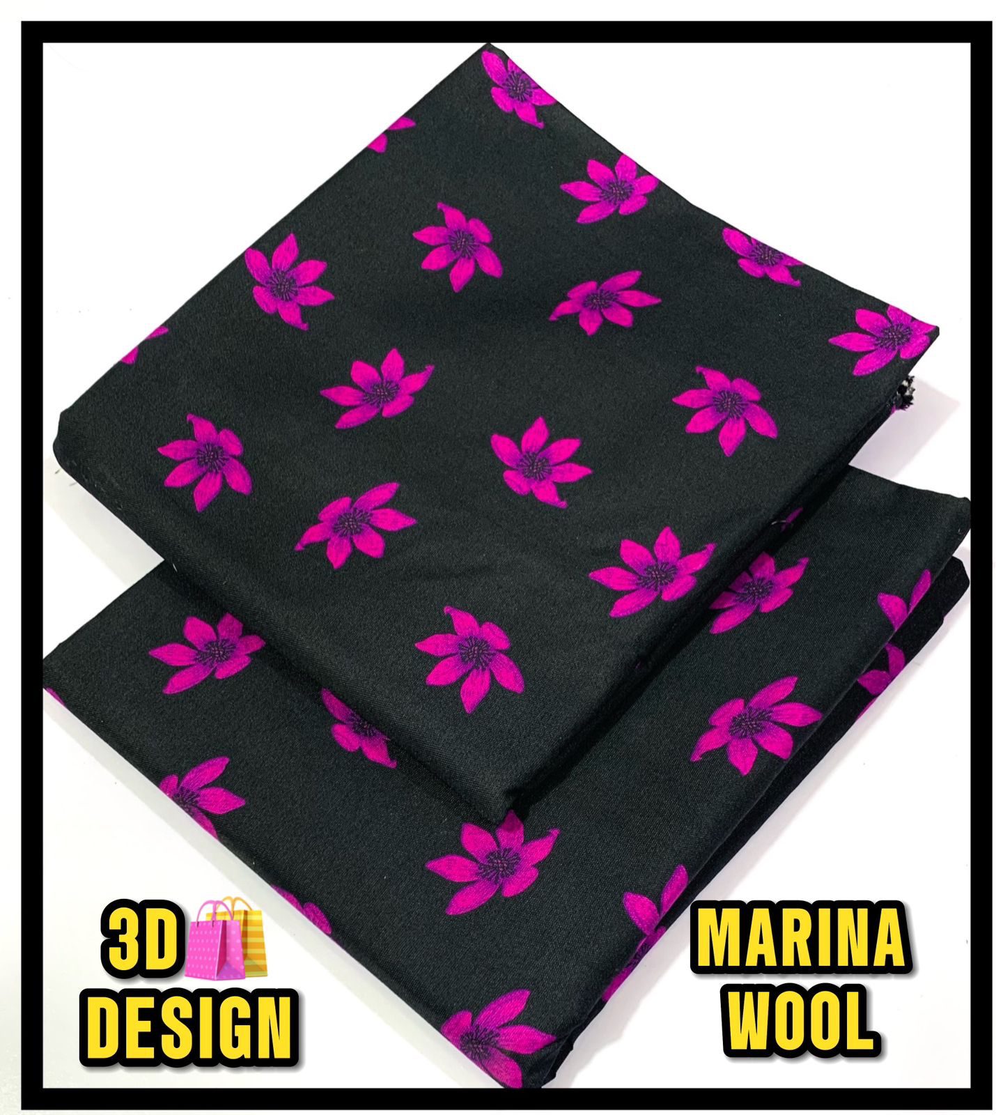 All Over Digital Printed Marina Wool-2PC