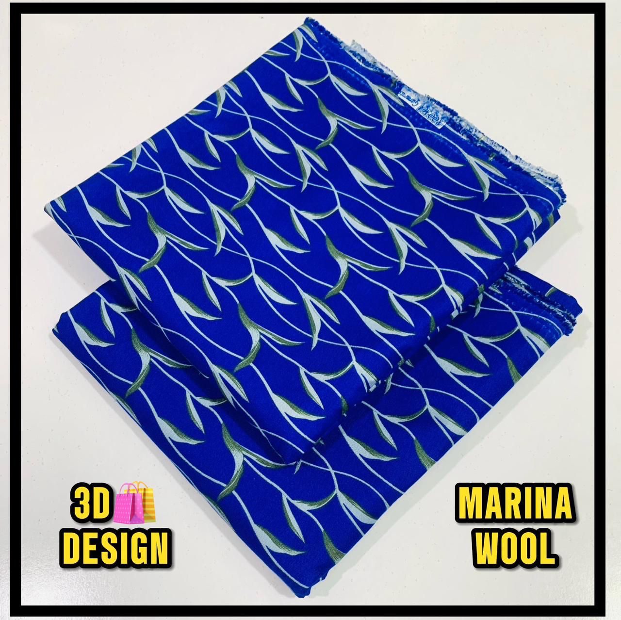 All Over Digital Printed Marina Wool-2PC