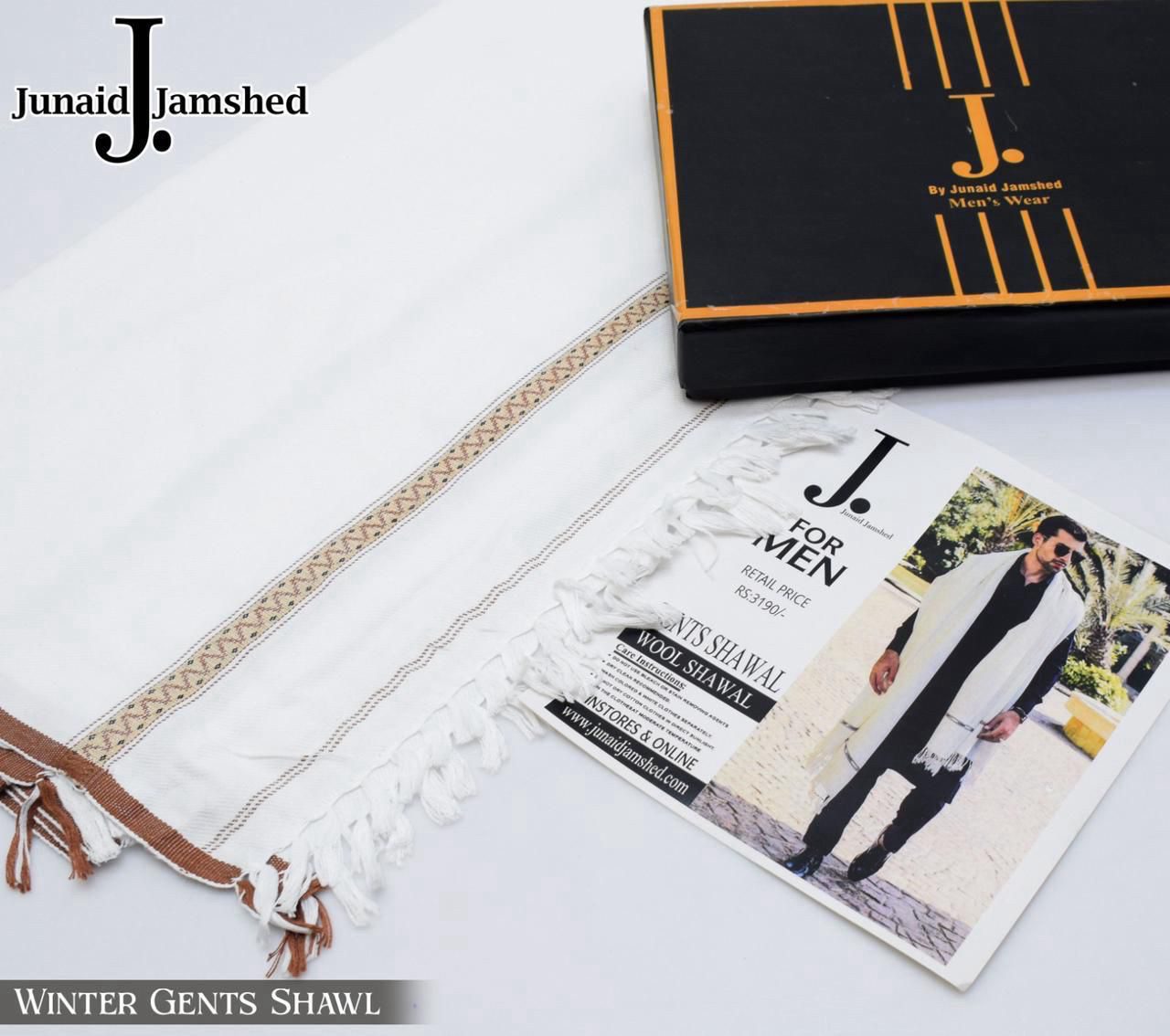 Premium Quality Pure Men Woolen Shawl