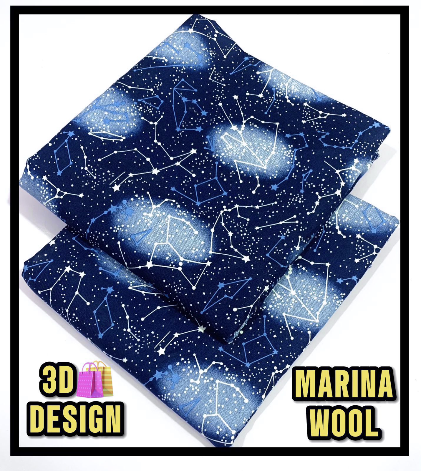 All Over Digital Printed Marina Wool-2PC