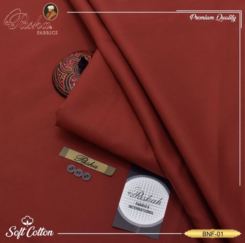 Pasha Cotton Men Unstitched Suit