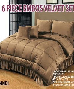Emboss Velvet Bedsheet