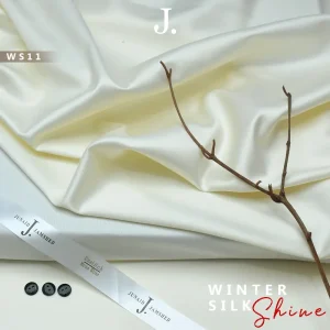 J. Cream Silk Shine Men Unstitched Suit