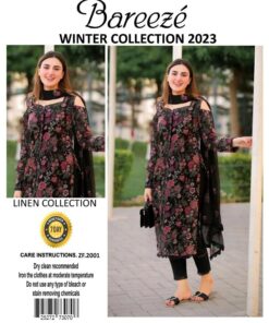 bareeze unstitched winter collection