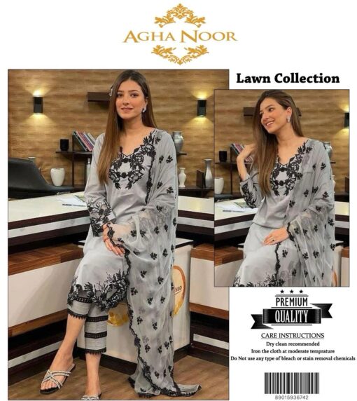 agha noor lawn collection