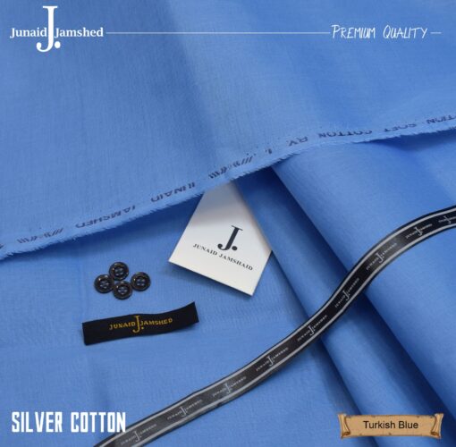 junaid jamshed silver cotton