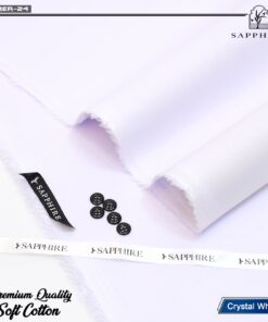 sapphire soft cotton crystal white