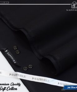 sapphire soft cotton jet black
