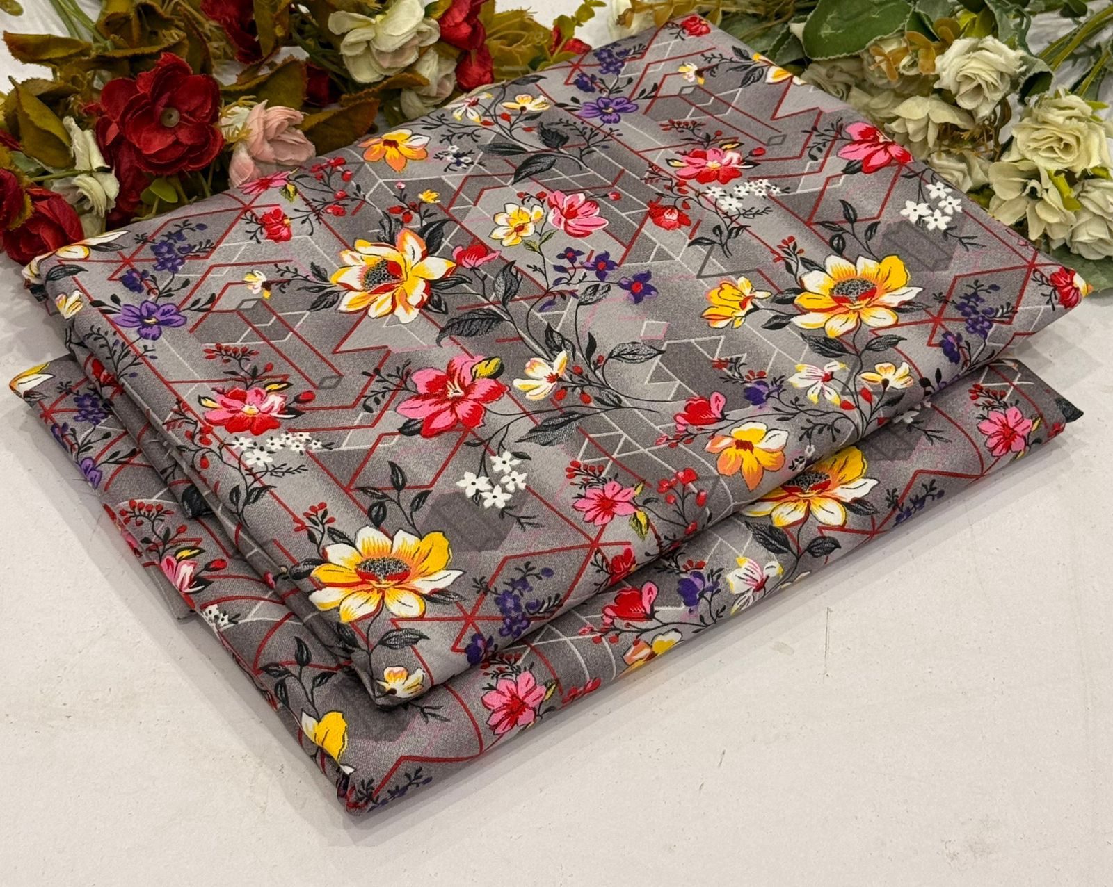 All Over Digital Printed Summer Cotton-2PC