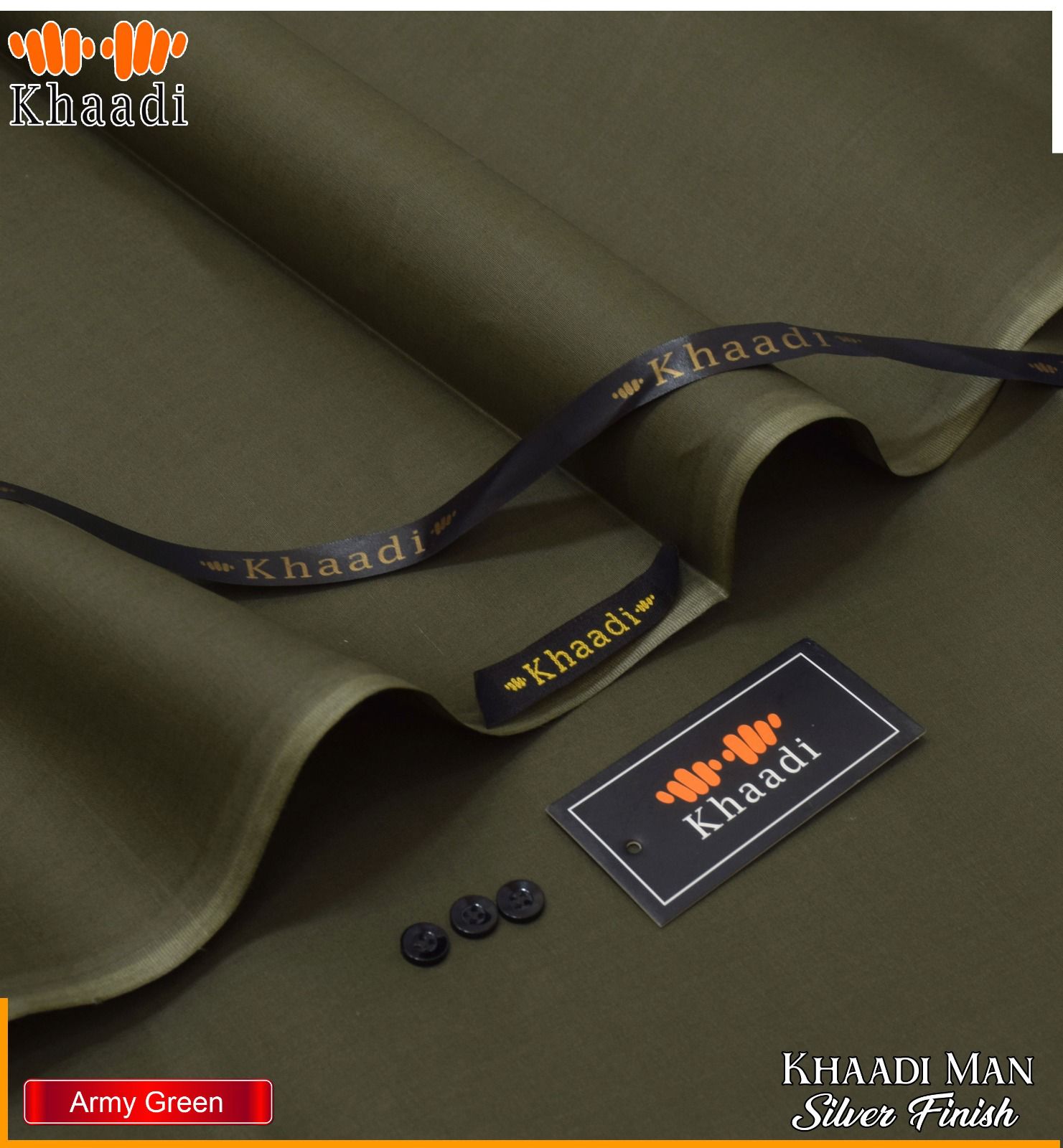 Khaadi Soft Cotton Men Unstitched Suit