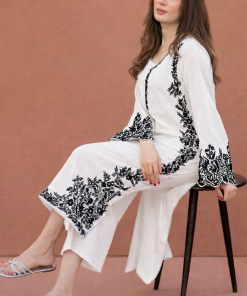 Unstitched Embroidered Lawn - 2 Piece