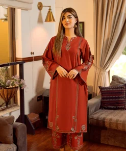 Unstitched Embroidered Lawn - 2 Piece