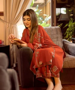 Unstitched Embroidered Lawn - 2 Piece