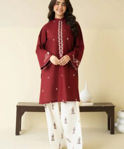 Unstitched Embroidered Lawn - 2 Piece