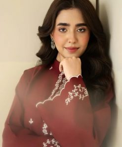 Unstitched Embroidered Lawn - 2 Piece