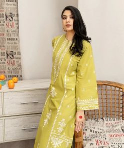 Unstitched Embroidered Lawn - 2 Piece