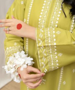 Unstitched Embroidered Lawn - 2 Piece