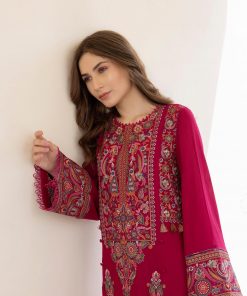 Unstitched Embroidered Lawn - 2 Piece