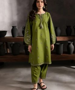 Unstitched Embroidered Lawn - 2 Piece