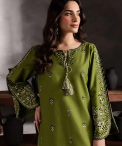 Unstitched Embroidered Lawn - 2 Piece