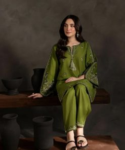 Unstitched Embroidered Lawn - 2 Piece