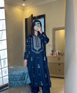 Unstitched Embroidered Lawn - 2 Piece