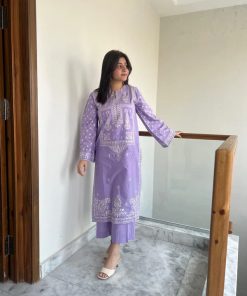 Unstitched Embroidered Lawn - 2 Piece