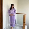 Unstitched Embroidered Lawn - 2 Piece