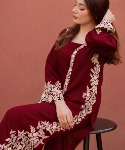 Unstitched Embroidered Lawn - 2 Piece