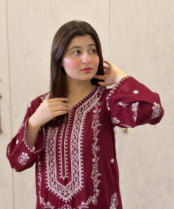 Unstitched Embroidered Lawn - 2 Piece