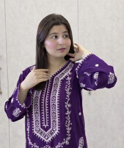 Unstitched Embroidered Lawn - 2 Piece