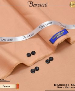 Bareeze Men Soft Cotton Unstitched Suit