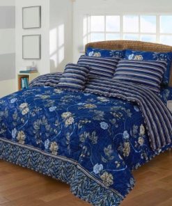 Cotton Comforter Set King Size 7 Pieces