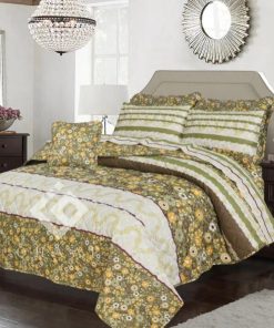 Cotton Comforter Set King Size 7 Pieces