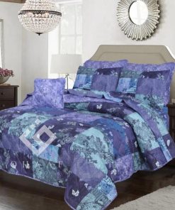 Cotton Comforter Set King Size 7 Pieces