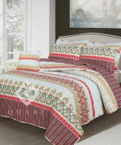 Cotton Comforter Set King Size 7 Pieces