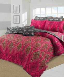 Cotton Comforter Set King Size 7 Pieces