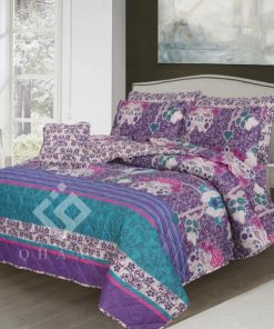 Cotton Comforter Set King Size 7 Pieces