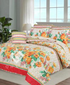 Cotton Comforter Set King Size 7 Pieces