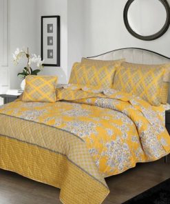 Cotton Comforter Set King Size 7 Pieces