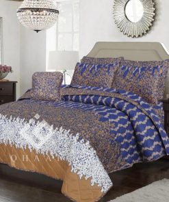 Cotton Comforter Set King Size 7 Pieces