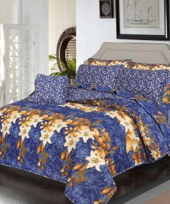 Cotton Comforter Set King Size 7 Pieces