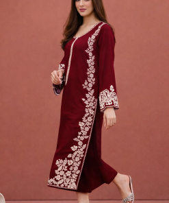Unstitched Embroidered Lawn - 2 PC