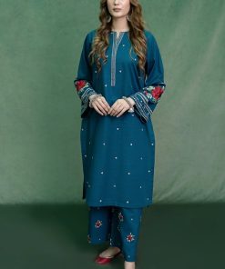 Unstitched Embroidered Lawn - 2 PC