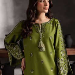 Unstitched Embroidered Lawn - 2 PC