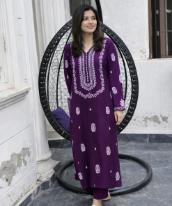 Unstitched Embroidered Lawn - 2 PC