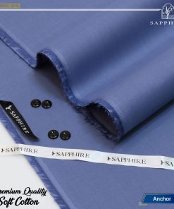Sapphire Men Soft Cotton Unstitched Suit