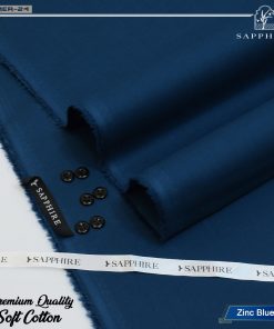 Sapphire Men Soft Cotton Unstitched Suit