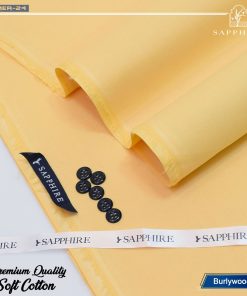 Sapphire Men Soft Cotton Unstitched Suit