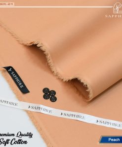Sapphire Men Soft Cotton Unstitched Suit